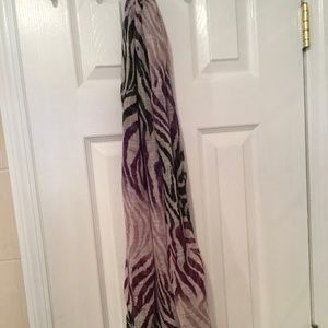 Purple Zebra Scarf